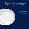 image:imageCorelle 6Piece 18oz Round Bowls Vitrelle Triple Layer Glass Perfect for Soup Cereal and Snacks Lightweight Chip and Scratch Resistant Microwave and Dishwasher Safe Botanical StripesBrasserie