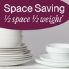 image:imageCorelle 6Piece 18oz Round Bowls Vitrelle Triple Layer Glass Perfect for Soup Cereal and Snacks Lightweight Chip and Scratch Resistant Microwave and Dishwasher Safe Botanical StripesBotanical Stripes