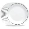 image:imageCorelle 6Piece 18oz Round Bowls Vitrelle Triple Layer Glass Perfect for Soup Cereal and Snacks Lightweight Chip and Scratch Resistant Microwave and Dishwasher Safe Botanical StripesBrasserie