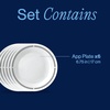 image:imageCorelle 6Piece 18oz Round Bowls Vitrelle Triple Layer Glass Perfect for Soup Cereal and Snacks Lightweight Chip and Scratch Resistant Microwave and Dishwasher Safe Botanical StripesBrasserie