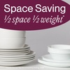 image:imageCorelle 6Piece 18oz Round Bowls Vitrelle Triple Layer Glass Perfect for Soup Cereal and Snacks Lightweight Chip and Scratch Resistant Microwave and Dishwasher Safe Botanical StripesBrasserie