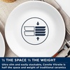 image:imageCorelle Vitrelle 4Pieces 18Oz SoupCereal Bowls Chip amp Crack Resistant Glass Dinnerware Set Bowls Winter Frost White18oz Bowls