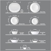 image:imageCorelle Vitrelle 6Piece Bowl Set Triple Layer Glass and Chip Resistant 20Oz Lightweight Round Bowls Winter Frost White6PC 18oz Bowls
