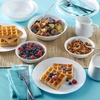 image:imageCorelle Vitrelle 6Piece Bowl Set Triple Layer Glass and Chip Resistant 20Oz Lightweight Round Bowls Winter Frost White6PC 18oz Bowls