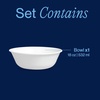 image:imageCorelle Vitrelle 6Piece Bowl Set Triple Layer Glass and Chip Resistant 20Oz Lightweight Round Bowls Winter Frost White6PC 18oz Bowls