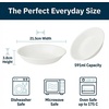 image:imageCorelle Vitrelle 6Piece Bowl Set Triple Layer Glass and Chip Resistant 20Oz Lightweight Round Bowls Winter Frost White6PC 20oz Bowls