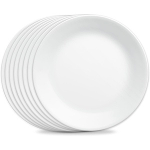 image:imageCorelle Vitrelle 6Piece Bowl Set Triple Layer Glass and Chip Resistant 20Oz Lightweight Round Bowls Winter Frost White1025 Dinner Plates