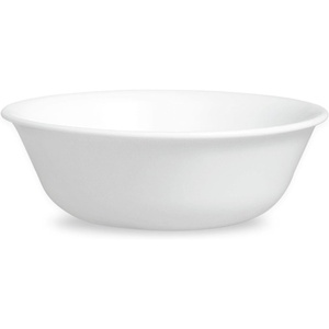 image:imageCorelle Vitrelle 6Piece Bowl Set Triple Layer Glass and Chip Resistant 20Oz Lightweight Round Bowls Winter Frost White6PC 18oz Bowls