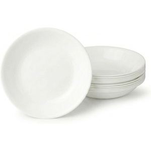 image:imageCorelle Vitrelle 6Piece Bowl Set Triple Layer Glass and Chip Resistant 20Oz Lightweight Round Bowls Winter Frost White6PC 20oz Bowls