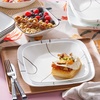 image:imageCorelle Vitrelle 6Piece 22Oz Cereal Soup Bowls Triple Layer Glass and Chip Resistant Lightweight Square Dinnerware Bowl Set Simple LinesSimple Lines