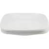 image:imageCorelle Vitrelle 6Piece 22Oz Cereal Soup Bowls Triple Layer Glass and Chip Resistant Lightweight Square Dinnerware Bowl Set Simple LinesWhite